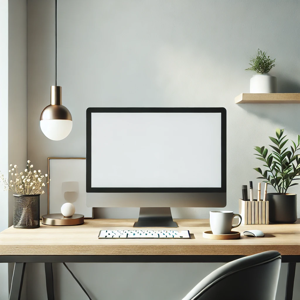 Organized Desk Setup