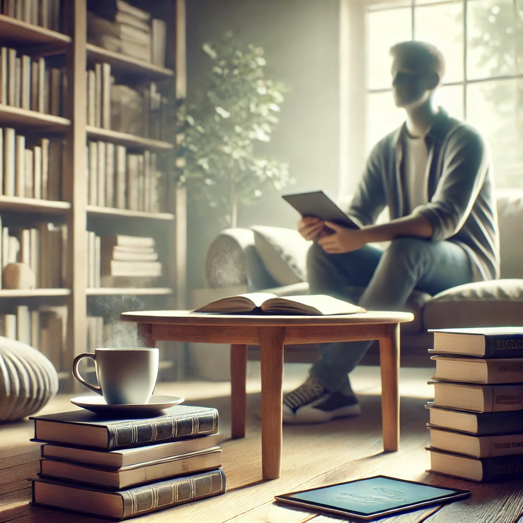 A serene setting representing digital detox