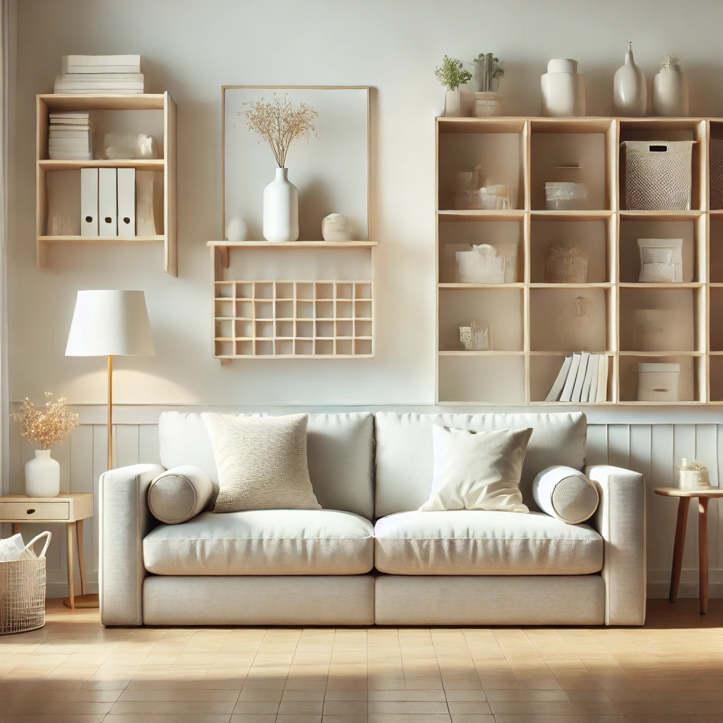Organized living room