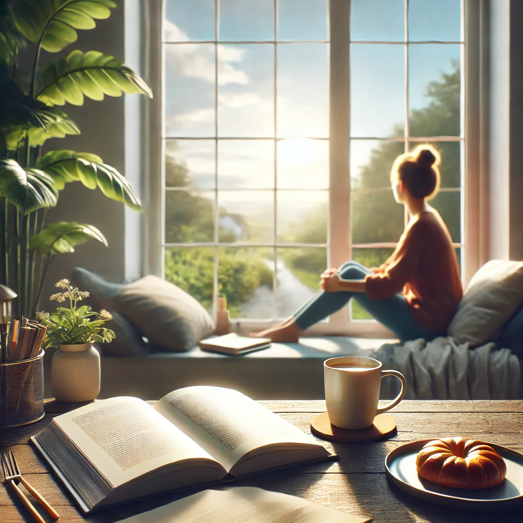 Weekend relaxation scene