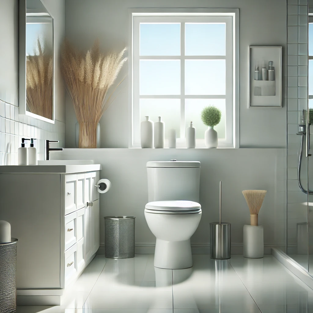 A clean and modern bathroom
